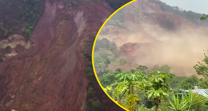 Derrumbe en Santa Rosa deja varios heridos y hasta el momento un niño fallecido (Video)