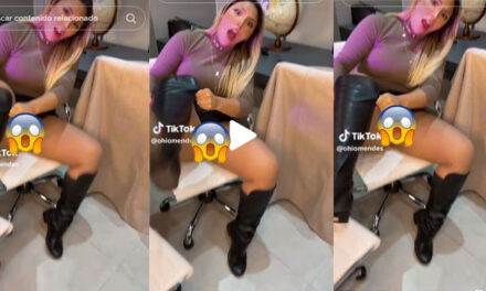 Momento en que mujer pierde el control y enseña de más sin ropa interior en pleno VIDEO en vivo