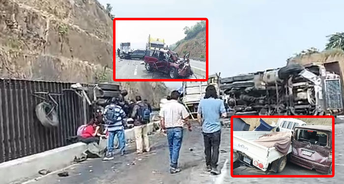 URGENTE: Mortal accidente en la Ruta Interamericana involucra varios vehículos (Video)
