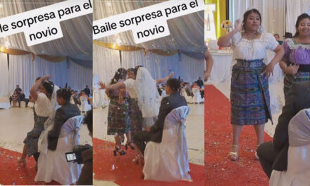 Guatemalteca sorprende a su novio con tremendo baile durante la boda y se vuele tendencia (Video)