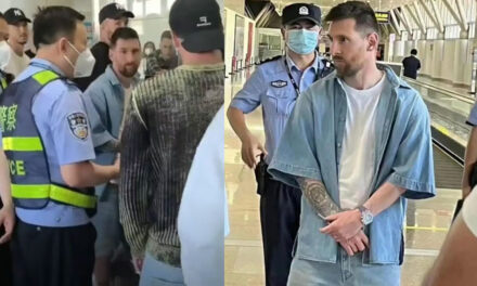 Lionel Messi es detenido en el aeropuerto de Chile (Video)