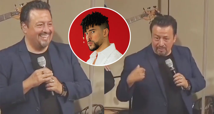 Pastor evangélico es criticado por cantar una canción de Bad Bunny en medio de la predicación (Video)