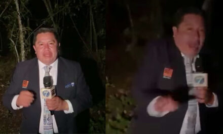 Momento en que periodista es atacado a balazos en San Marcos (Video)