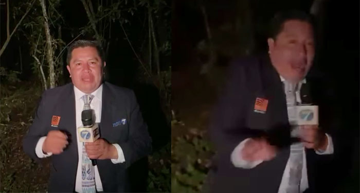 Momento en que periodista es atacado a balazos en San Marcos (Video)