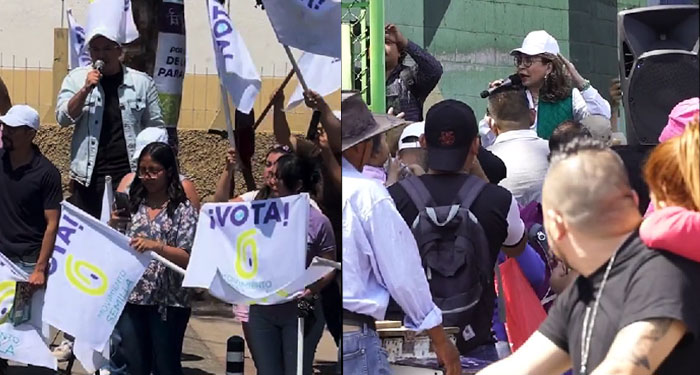 Diputado trata de ladrona a Sandra Torres cuando hace propaganda en la calle (Video)