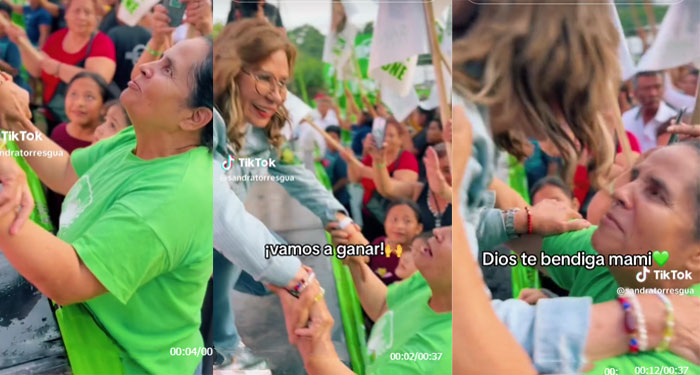 Sandra Torres recibe profecía, donde le confirman que ella será la próximas presidenta (Video)