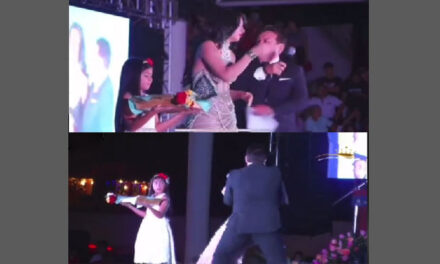 Momento en que modelo se desmaya en pleno programa (Video)