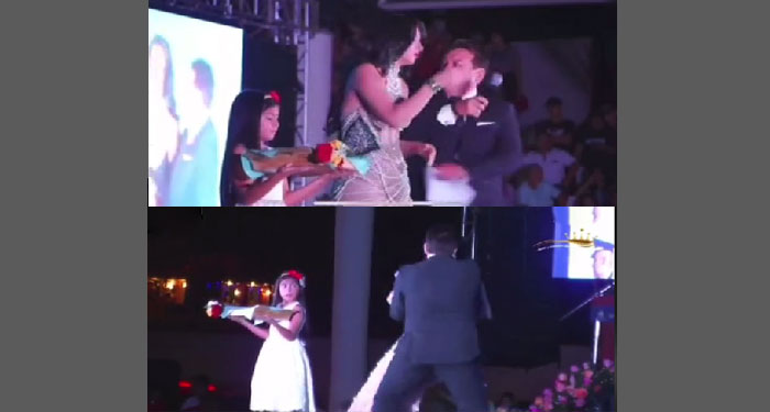 Momento en que modelo se desmaya en pleno programa (Video)