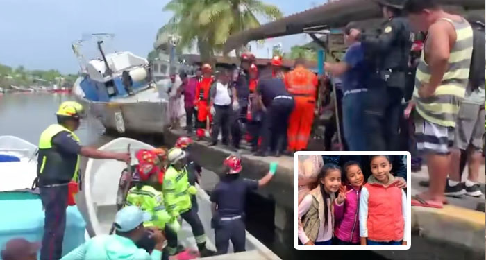 Localizan sin vida los cuerpos de las dos niñas arrastradas por el mar (Video)