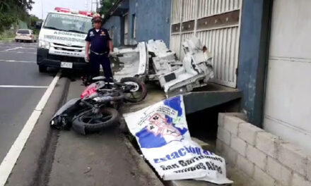 URGENTE: Pareja de motorista se accidentaron en la Ruta Interamericana (Video)