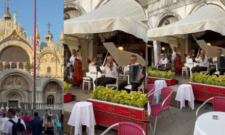 Luna de Xelajú deleita a los turistas en Venecia, Italia y se vuelve viral (Video)