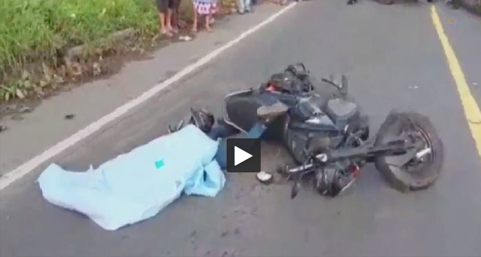 Mujer motorista muere al ser arrollada por un camión en Retalhuleu (Video)