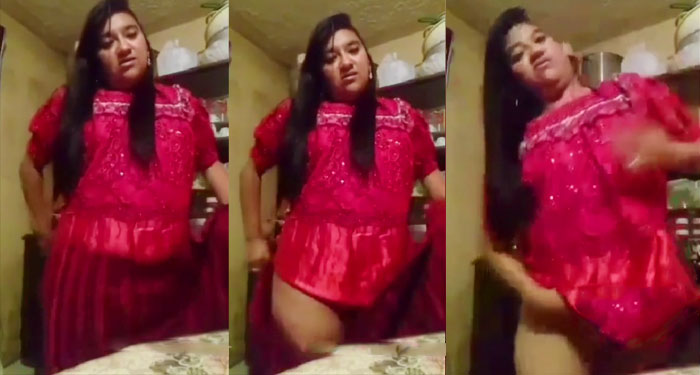 Guatemalteca pierde el control y se quita la ropa en medio de una transmisión en vivo (Video)