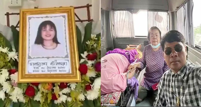 Momento que mujer resucita el día de su funeral y sorprende a los presentes (Vídeo)