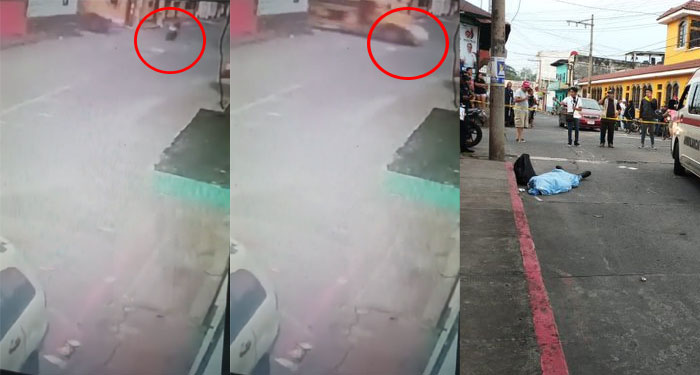 Momento en que bus arrolla a un motorista y le quita la vida (Video)