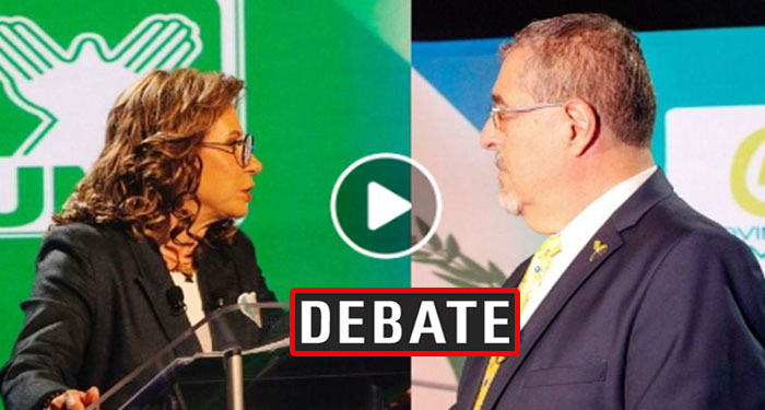 Sandra y Bernardo en debate “Estas son las propuestas de ambos para los guatemaltecos” (Video)