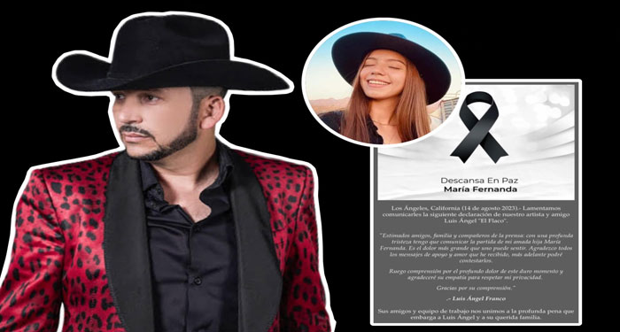 Muere la hija del cantante mexicano Luis Ángel “El Flaco” cerca de un hotel en Mazatlán