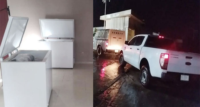 Localizan restos humanos en congeladores dentro de una vivienda (Video)