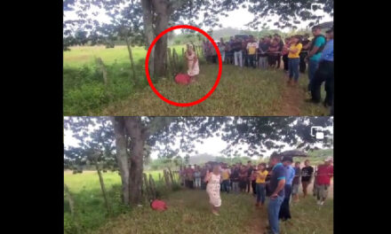 El desgarrador momento donde una madre identificar a su único hijo dentro de un costal (Video)
