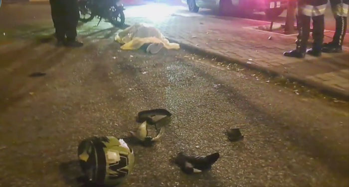 Hermanos sufren accidente en la zona 9 y uno queda fallecido (Vídeo)