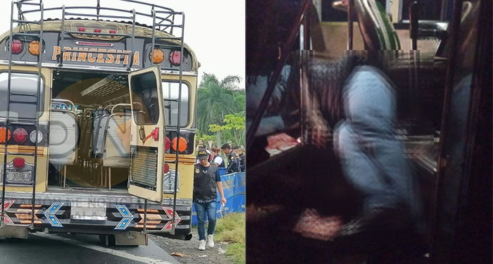 Pasajero que portaba arma quiso evitar un asaltó dentro de un bus y fue asesinado por sicarios
