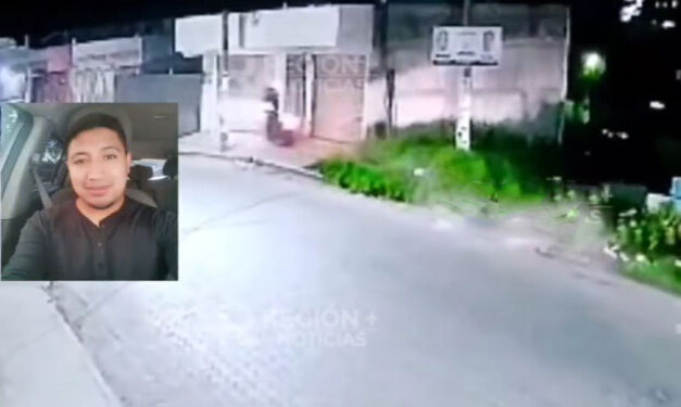 Motoristas en supuesto estado de ebriedad fue a impactar a un local comercial (Video)