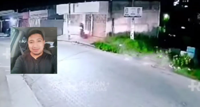 Motoristas en supuesto estado de ebriedad fue a impactar a un local comercial (Video)