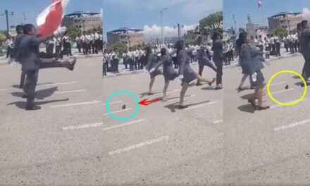 Mujer “GASTADOR” Pierde el zapato en pleno desfile y se vuelve viral (Video)