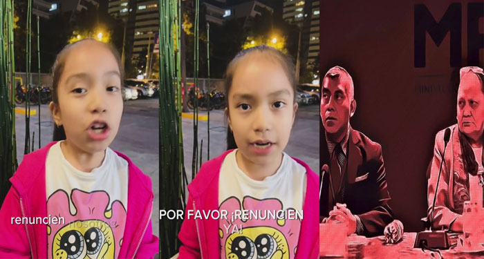 Niña guatemalteca pide a Consuelo Porras y a Ccurruchiche que renuncien (Video)