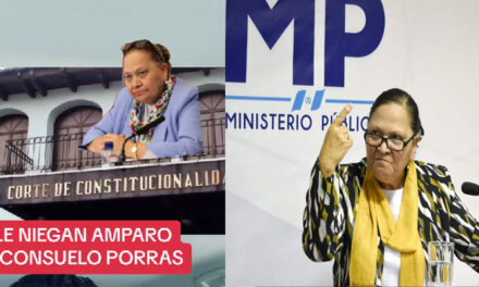 Corte de Constitucionalidad deniega amparo a la fiscal del MP, Consuelo Porras (Video)