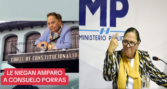 Corte de Constitucionalidad deniega amparo a la fiscal del MP, Consuelo Porras (Video)