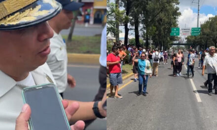 Autoridades liberan bloqueo en Periférico, colonia el Niño Bethania zona 7