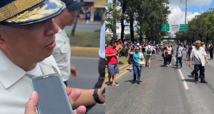Autoridades liberan bloqueo en Periférico, colonia el Niño Bethania zona 7