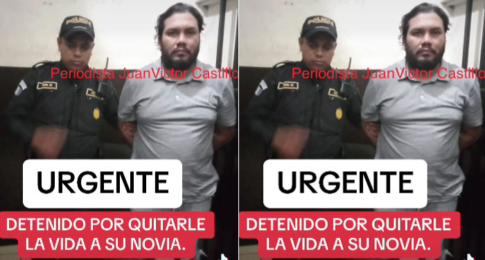 ESCUINTLA: Hombre es capturado por violar y estrangular a su novia (Vídeo)
