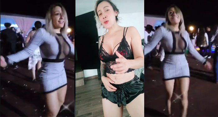 Mujer de 40 anos se vuelve viral al hacer tremendo baile en una feria (Video)