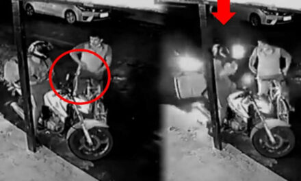 Hombre asaltaba a un motorista y conductor lo arrolla con su vehículo (Video)