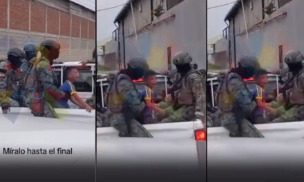 Madre utiliza la presencia del ejército para darle una tremenda lección de vida a su hijo (Video)