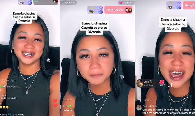 Esme La Chapina cuenta su historia sobre su divorcio y suelta el llanto